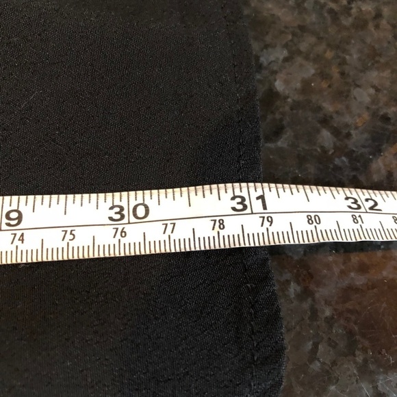 Vestique black halter tie Romper with waist ruffle size Medium - Picture 7 of 9